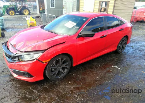 2019 Honda Civic Sport из США, поврежденный, VIN 2HGFC2F80KH560305